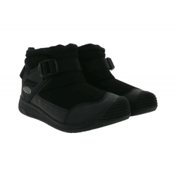 KEEN Hoodromeo Men's Winter Ankle Boots with Fleece Lining, Snow Boots for Temperatures Down to -20 Degrees, Insulated Winter Boots 1026794 Black