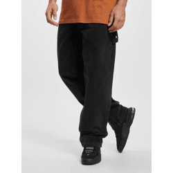 moderne Karl Kani Herren Jeans Reißverschluss Taschen mit Baumwolle Schwarz