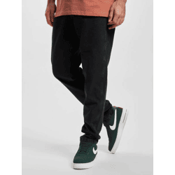 bequeme Karl Kani Herren Jeans Reißverschluss Taschen mit Baumwolle Schwarz