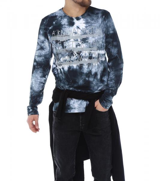 ROCKUPY Men's Sweater, Cotton Sweater Made of Lightweight Fabric, Everyday Sweater 393823 Gray 