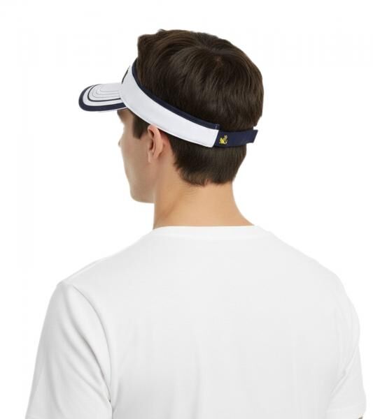 Corona Extra Unisex Visor Cap—Stylish Cotton Cap with Sun Visor 5366COR White