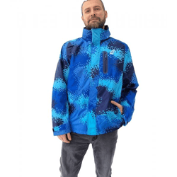 Formula E Camo Herren Regen-Jacke mit verstaubarer Kapuze nachhaltige Motorsport-Jacke Frühlingsjacke 701223598 001 Blau