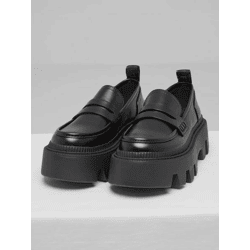 moderne Buffalo Damen Sneaker Schwarz