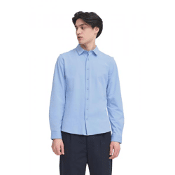 klassisches CASUAL FRIDAY CFFolke LS Herren Business-Hemd mit Knopfleiste Langarmhemd 20505638-153930 Blau