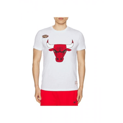 modernes Mitchell & Ness Herren T-Shirt mit Baumwolle Weiß