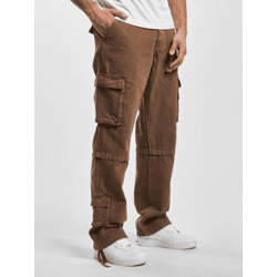 bequeme DEF Herren Jeans Stretch mit Baumwolle Braun