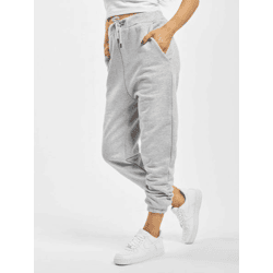vielseitige DEF Damen Hose mit Baumwolle Grau