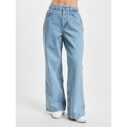 stylische DEF Damen Jeans mit Baumwolle Hell-Blau