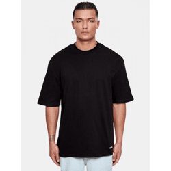 modernes Dropsize Herren T-Shirt mit Baumwolle Schwarz