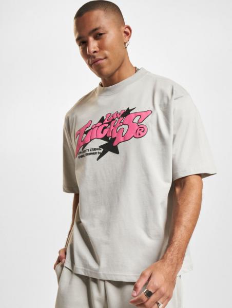 bequemes Low Lights Studios Herren T-Shirt Grau