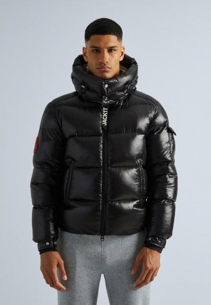 moderne JACK1T Herren Jacke Schwarz