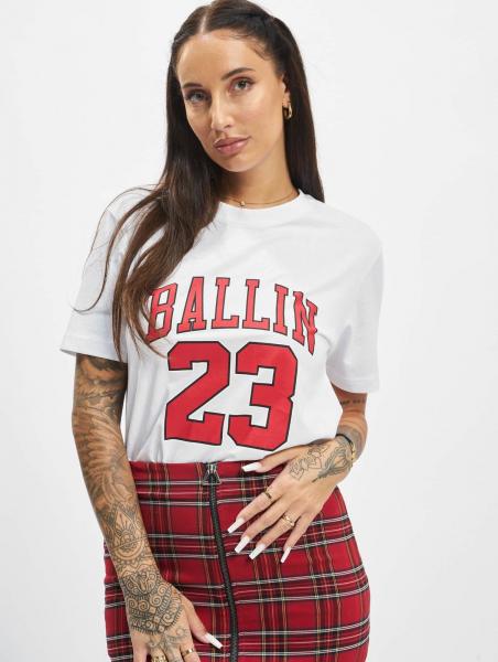 bequemes Mister Tee Damen T-Shirt 180 g/m&sup2; mit Baumwolle Wei&szlig;