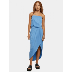 modisches Urban Classics Damen Kleid Stretch 170 g/m² Blau