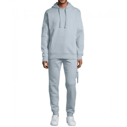 steffen klein Herren Jogginganzug modischer Trainings-Anzug Homewear 9008001 Blau