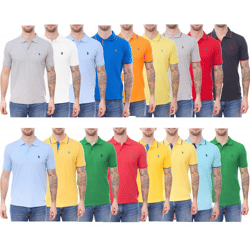 U.S. POLO ASSN. Herren Polo-Shirt Basic-Shirt Baumwoll-Shirt Kurzarm-Shirt in verschiedenen Modellen und Farben