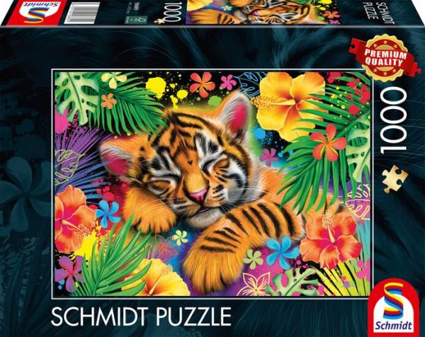 Tiger-Welpe - 1000 Teile Puzzle