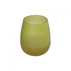 PTMD Marcy Green Tea Light Holder, 12 cm