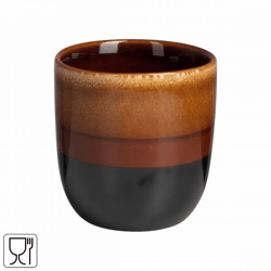 Gusta-Tasse „Retro“, braun, 220 ml