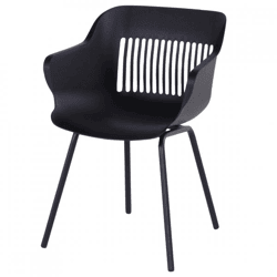 Hartman Jill Rondo Garden Chair, Black/Black, 78 cm