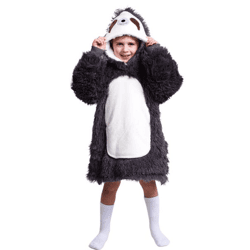 Noxxiez - kuscheliger Hoodie 3 bis 6 Jahre - Faultier