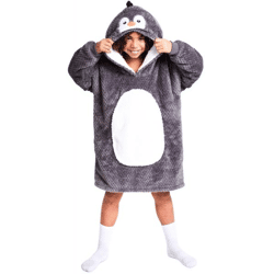 Noxxiez - kuscheliger Hoodie bis 160 cm - Pinguin