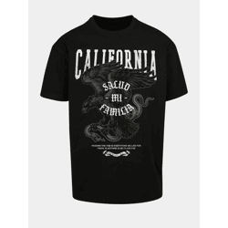 sportliches Mister Tee Herren T-Shirt Oversize 240 g/m² mit Baumwolle Schwarz