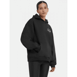 lässiger Miss Tee Damen Hoodie 330 g/m² mit Baumwolle Schwarz