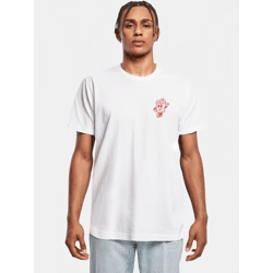 modernes Mister Tee Herren T-Shirt 200 g/m² mit Baumwolle Weiß