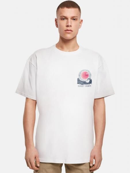 sportliches Merchcode Herren T-Shirt Kapuze 240 g/m&sup2; mit Baumwolle Wei&szlig;