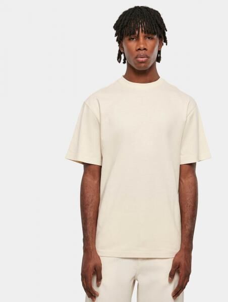 sportliches Urban Classics Herren T-Shirt Oversize 180 g/m&sup2; mit Baumwolle Ecru-Wei&szlig;