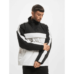 funktionale Urban Classics Herren Jacke Reißverschluss 110 g/m² Weiß/Schwarz