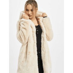 lässige Urban Classics Damen Jacke Kapuze 420 g/m² Ecru-Weiß