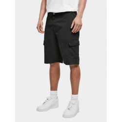 Summer URBAN CLASSICS Men's Shorts, 320 g/m², with cotton, black