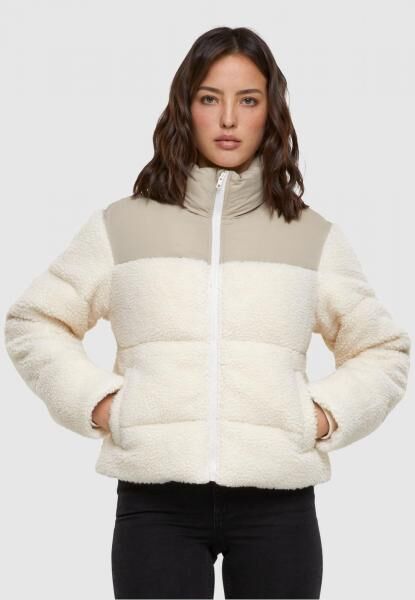 schlichte URBAN CLASSICS Damen Jacke 330 g/m&sup2; Creme-Wei&szlig;