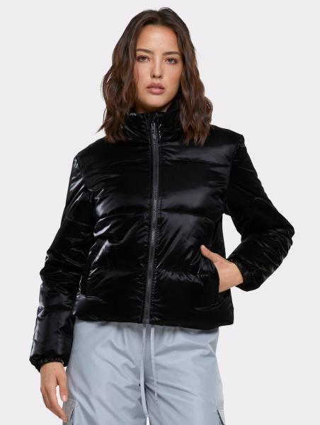 moderne URBAN CLASSICS Damen Jacke 120 g/m&sup2; Schwarz