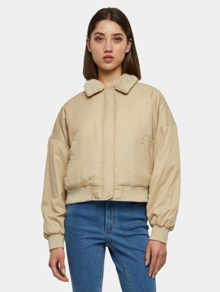 Stylish Urban Classics Women's Jacket, 90 g/m², Beige