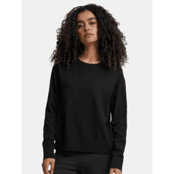 lässiges Urban Classics Damen Sweatshirt Schwarz