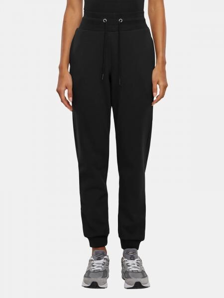 vielseitige URBAN CLASSICS Damen Hose Stretch Kordelzug Taschen mit Baumwolle Schwarz