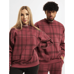 weiches Thug Life Unisex Sweatshirt Rippbündchen mit Baumwolle Rot