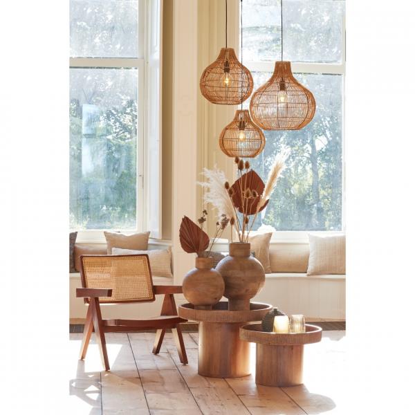 Light en Living Kunstzweig mit Palmblatt „Plantae“, kupferfarben, 87 cm