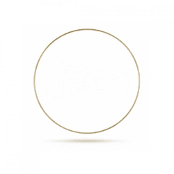 Stern Fabrik decoratie ring goudkleurig 18 cm
