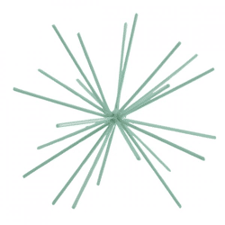 Housevitamin Ornament Feuerwerk Metall mintgrün 25 cm