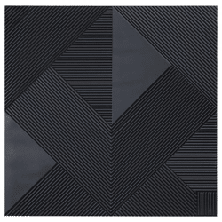 PTMD Wandpaneel Belinda schwarz 120 x 120 cm