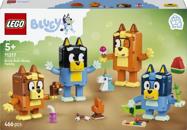 LEGO&reg; 11217 Bluey - Blueys Familie aus LEGO Steinen (466 Teile)