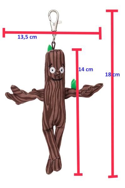 Stickman from Grüffelo - key ring approx. 14 cm - plush figure