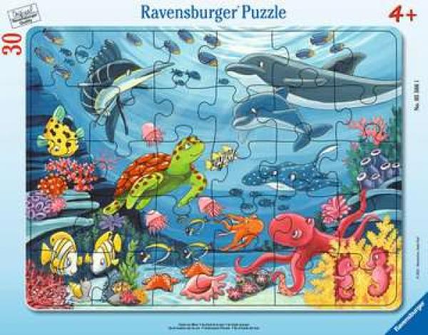 Unten im Meer 30-- Rahmenpuzzle - 48 Teile