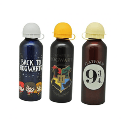 Harry Potter - Trinkflasche 500 ml im Display 3 verschiedene Designs