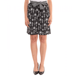 BOYSEN´S Damen Bermuda nachhaltige High-Waist Sommerhose mit Bindegürtel 97155320 Schwarz