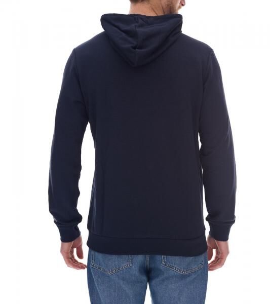 adidas Essentials French Terry Linear Logo Hoodie nachhaltiger Herren Sweater mit K&auml;ngurutasche GK9066 Blau
