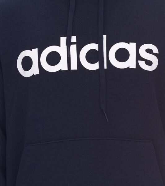 adidas Essentials French Terry Linear Logo Hoodie nachhaltiger Herren Sweater mit K&auml;ngurutasche GK9066 Blau